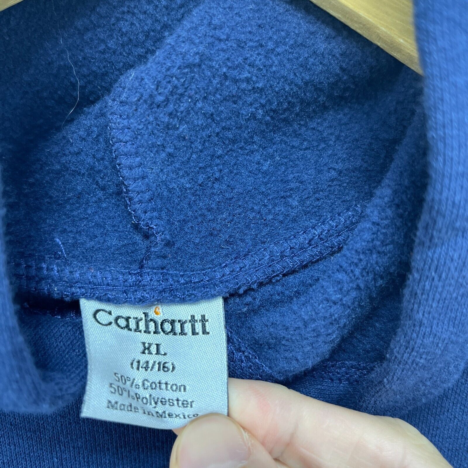 Carhartt × Vintage Vintage '90s Carhartt Hoodie Small Size US S / EU 44-46 / 1 - 4 Thumbnail