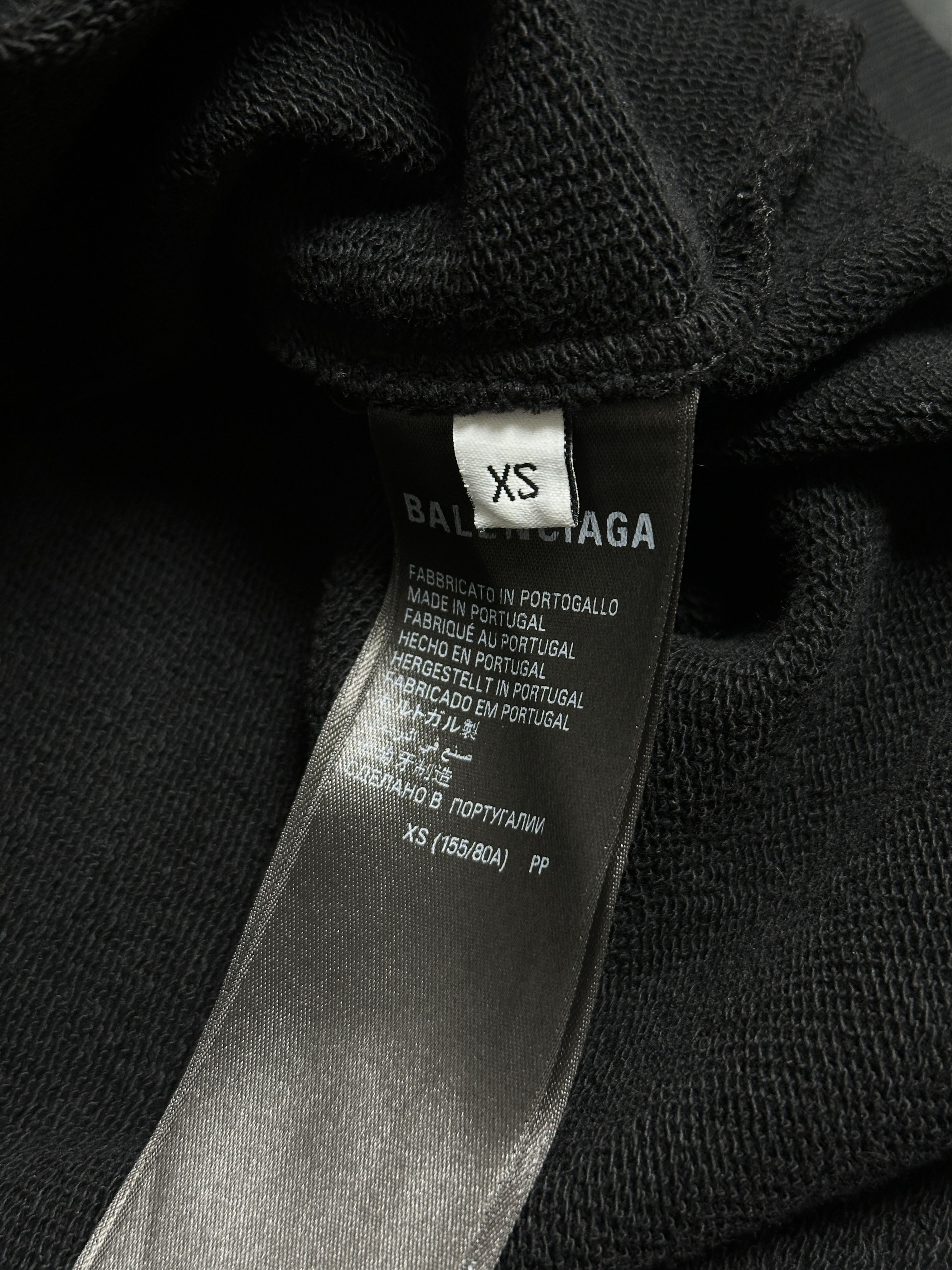 Balenciaga Balenciaga "Mud Show" Distressed Zip-Up Hoodie Size US XS / EU 42 / 0 - 6 Thumbnail