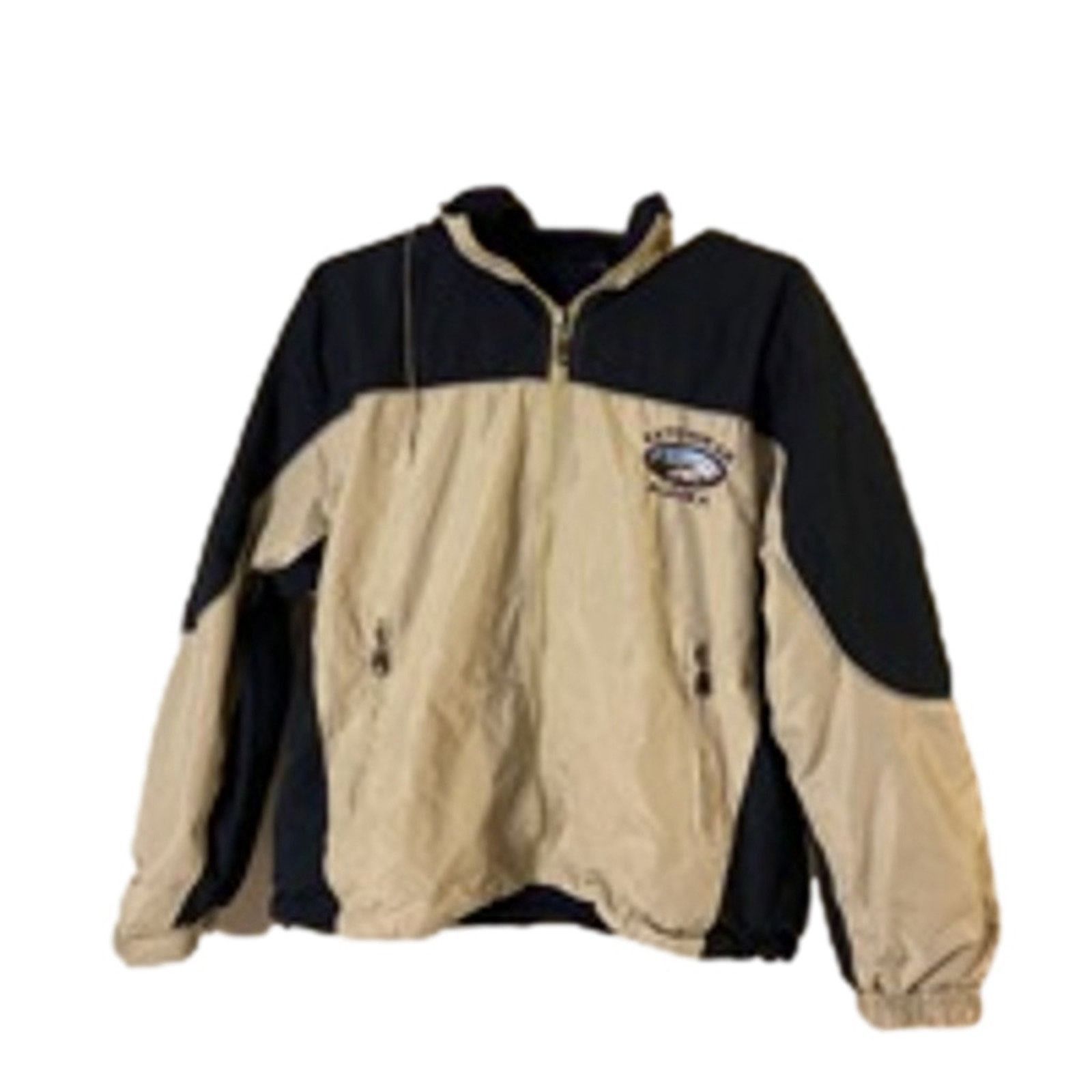 Other Y2K Beige & Navy Windbreaker Pullover Jacket XS Size XS / US 0-2 / IT 36-38 - 2 Thumbnail