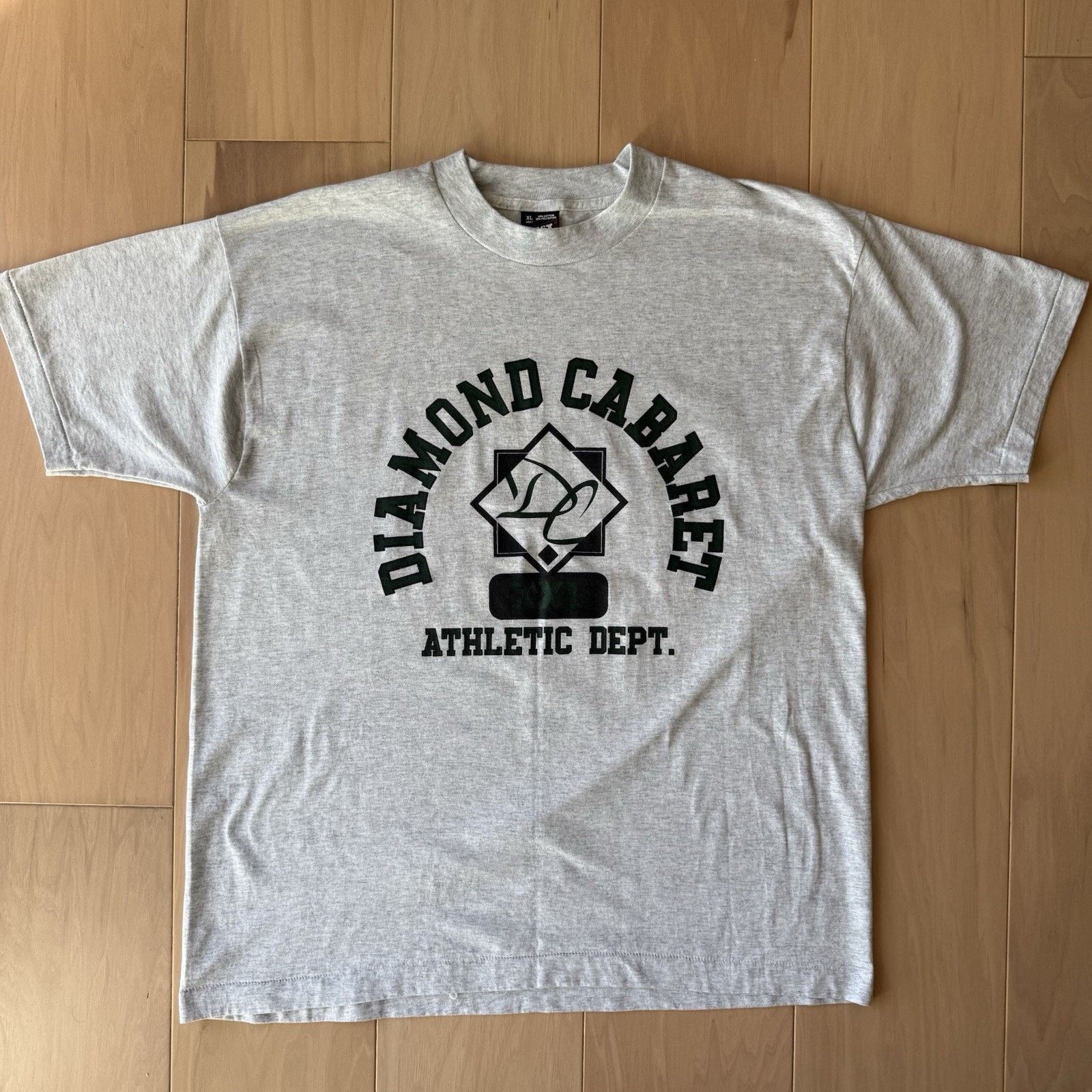 Vintage Vintage Diamond Cabaret Shirt XL Gray 90s Gentlemens Club Size US XL / EU 56 / 4 - 2 Thumbnail