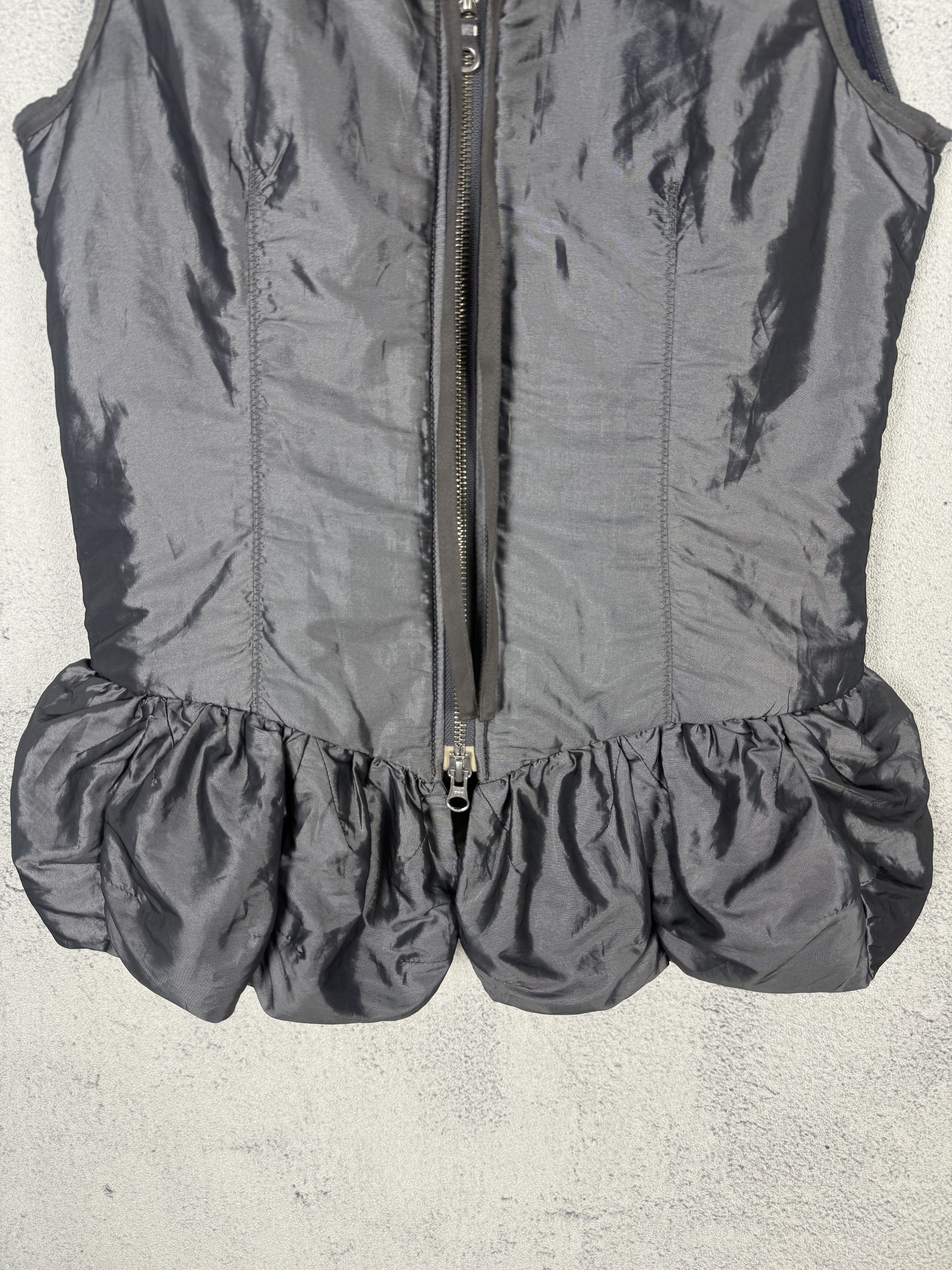 Marithe + Francois Girbaud Marithe Francois Girbaud Silver Nylon Down Vest Size M / US 6-8 / IT 42-44 - 5 Thumbnail
