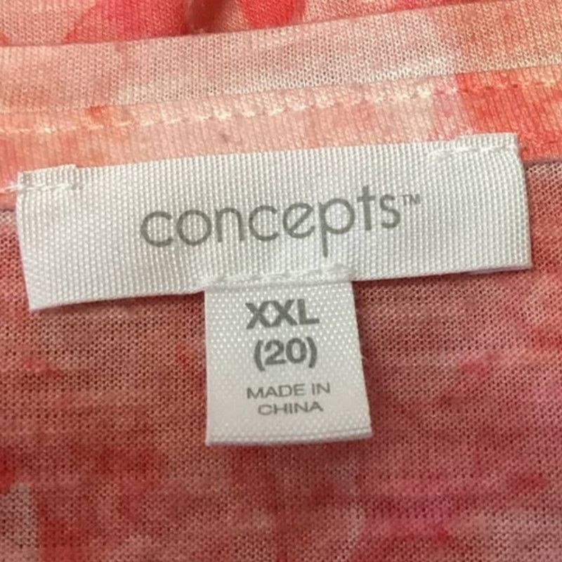 CNCPTS Concepts Womens XXL Short Sleeve Crew Neck Tee Shirt Blouse Size XXL / US 16-18 / IT 52-54 - 4 Thumbnail