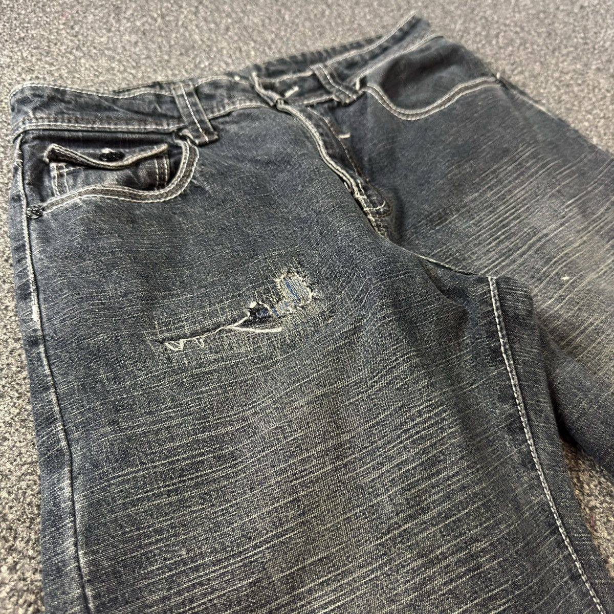 Japanese Brand Vintage y2k Japanese Seditionaries Rough Rider Denim Size US 30 / EU 46 - 6 Thumbnail