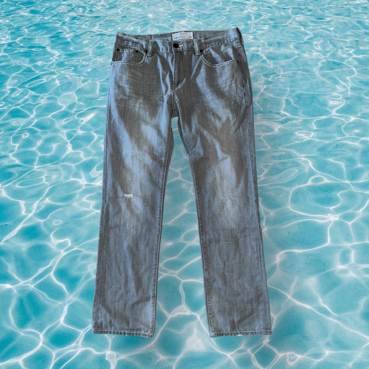 Ecko Unltd. × Southpole Sick Vintage Y2K Grunge Ecko Straight Leg Jeans Size US 34 / EU 50 - 1 Thumbnail