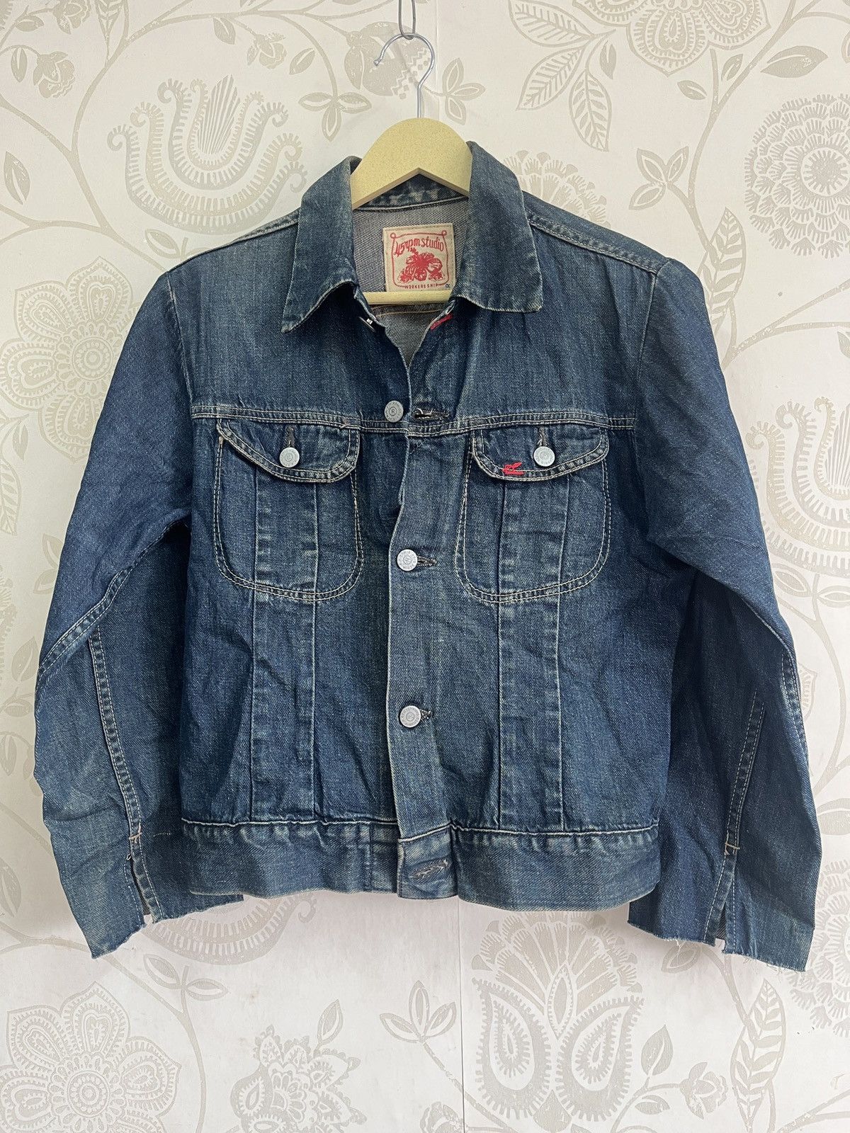 45rpm Thrashed 45RPM Studio Denim Jacket Japan Size US M / EU 48-50 / 2 - 1 Thumbnail