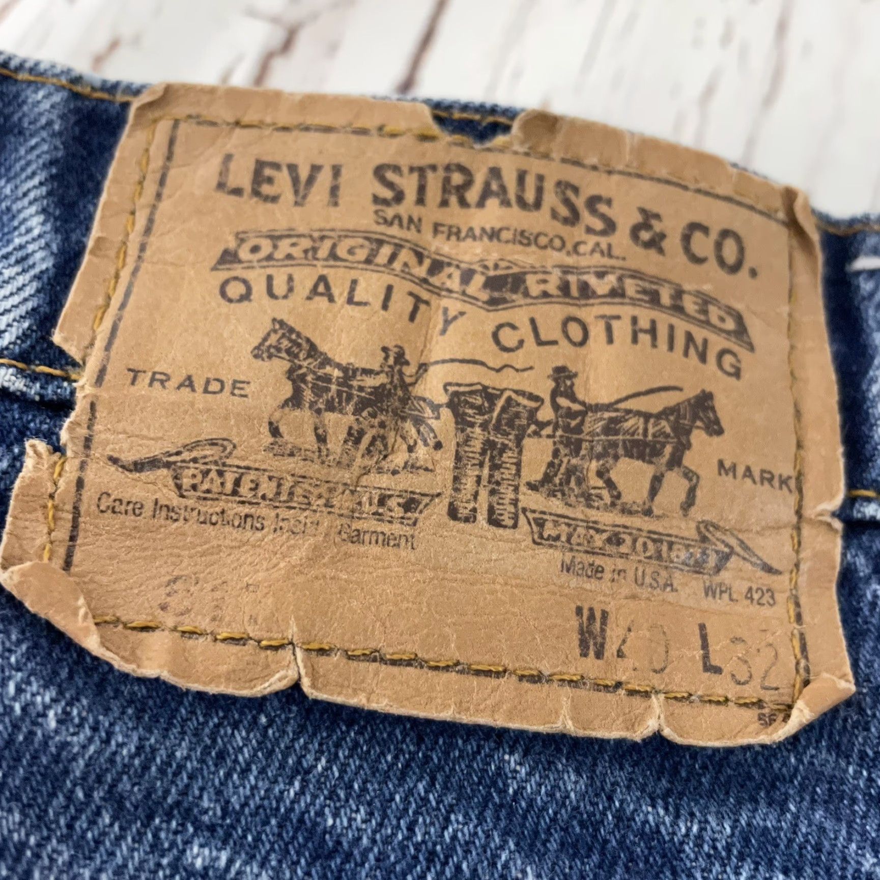 Levi's VINTAGE Levi's 517 Denim Jeans Blue 38 X 30 Men’s 517 Levi's Straight Jeans Mens Blue 38 30 Size US 38 / EU 54 - 3 Thumbnail