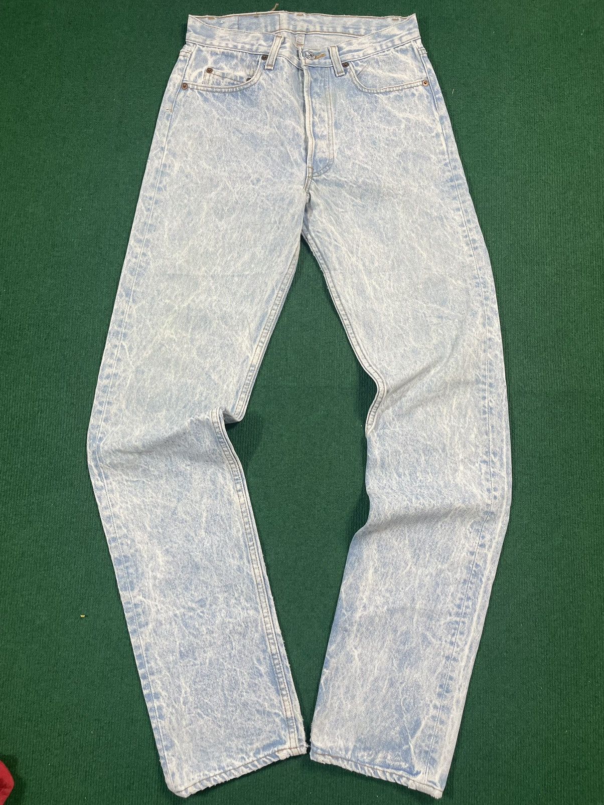 Vintage Levis 501 Acid Wash 90s