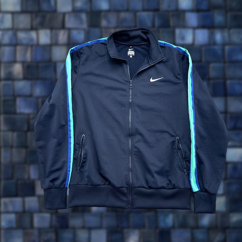 Nike Nike Training Full Zip Track Jacket Women's XL Blue Pockets 613658-451 Size XL / US 12-14 / IT 48-50 - 1 Thumbnail