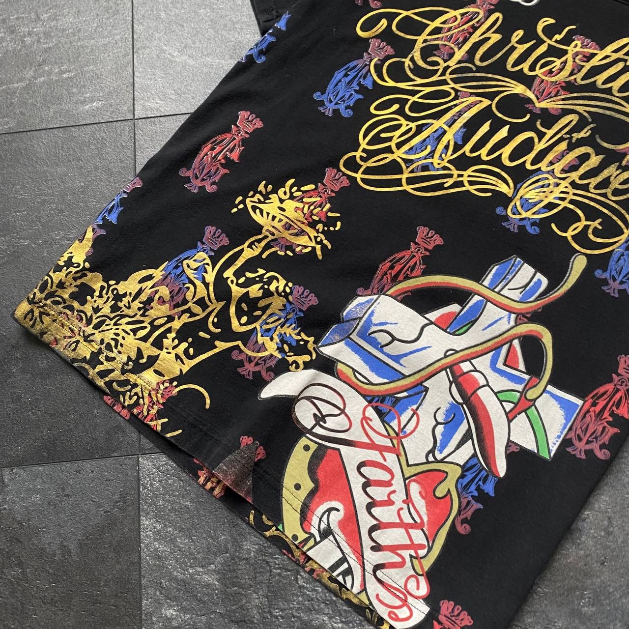Christian Audigier × Ed Hardy × Vintage Vintage Y2K Ed Hardy by Christian Audigier Tee Size US S / EU 44-46 / 1 - 3 Thumbnail