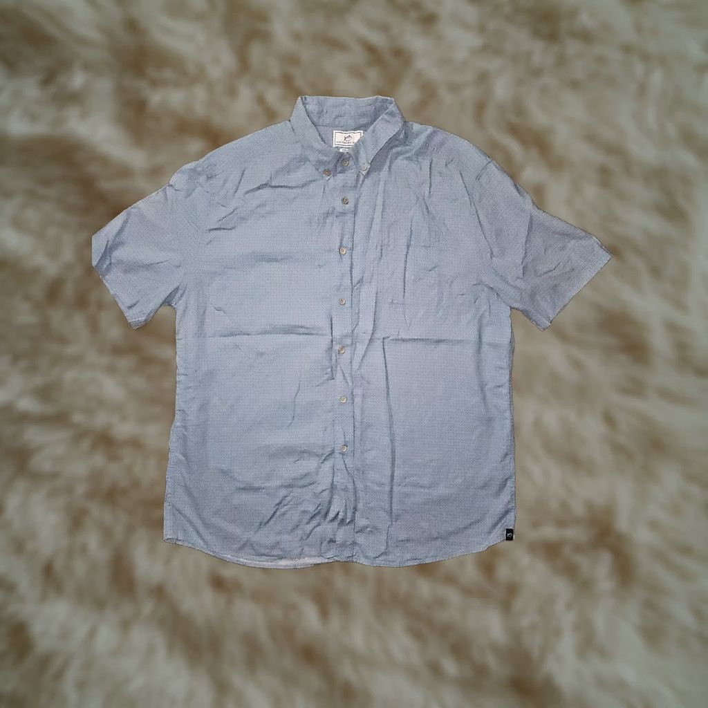 Southern Tide Southern Tide Shirt Mens XL Blue Short Sleeve Button Up Linen Blend Casual Size US XL / EU 56 / 4 - 1 Thumbnail
