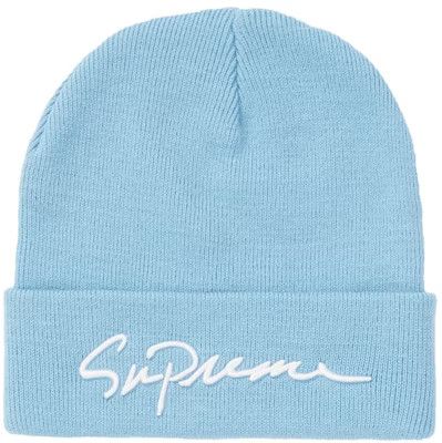 Supreme Supreme Classic Script Beanie FW18 Size ONE SIZE - 1 Thumbnail