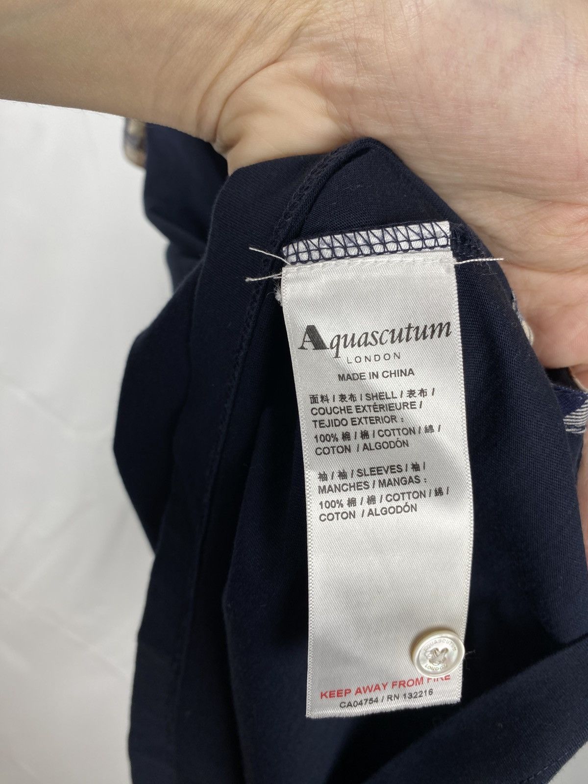 Aquascutum Aquascutum Men Blue Checkered Polo Shirt size S Size US S / EU 44-46 / 1 - 8 Thumbnail