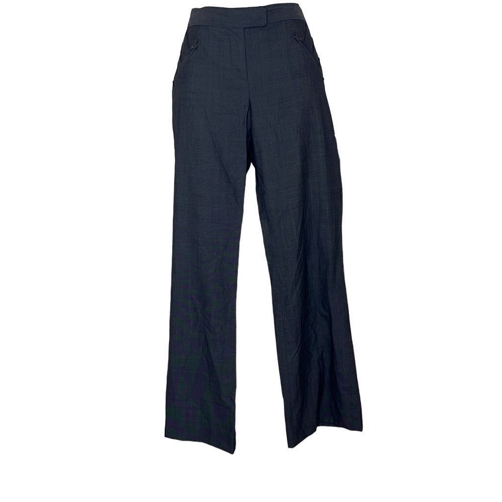 Stella McCartney Stella McCartney Womens 40 Medium Wool Dress Pants Gray Pock Size 28" / US 6 / IT 42 - 1 Thumbnail