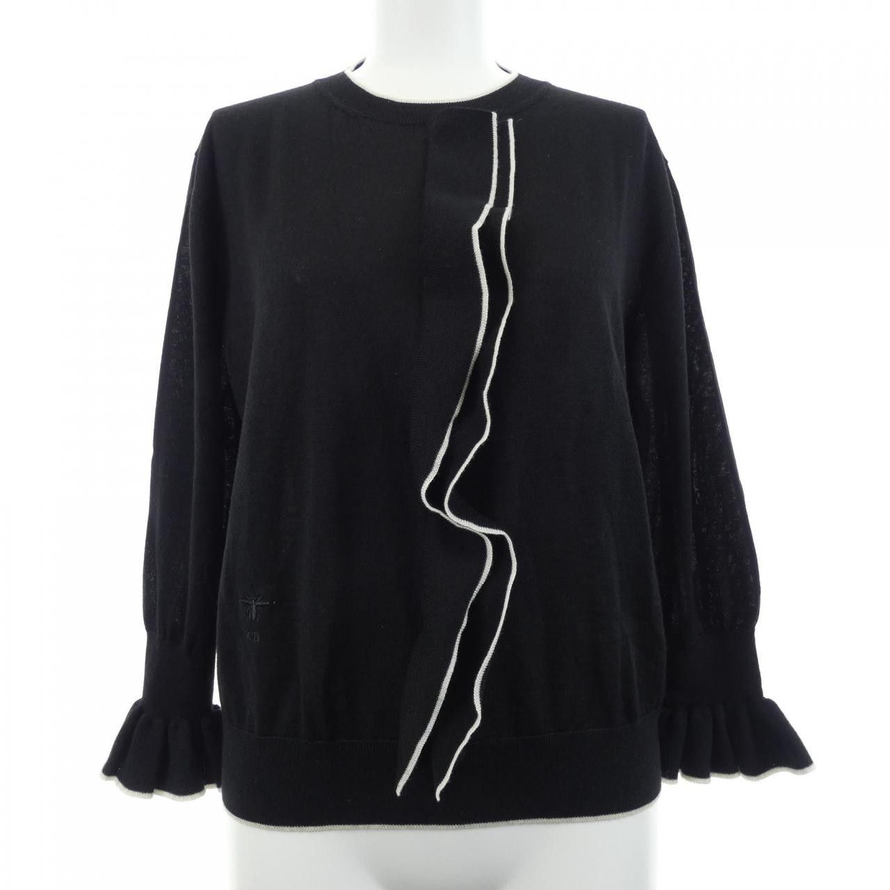 Dior Dior Christian Dior Silk Cashmere Knitwear Textile Tops 314S50AM102 DUTY FREE for USA Size ONE SIZE - 1 Thumbnail