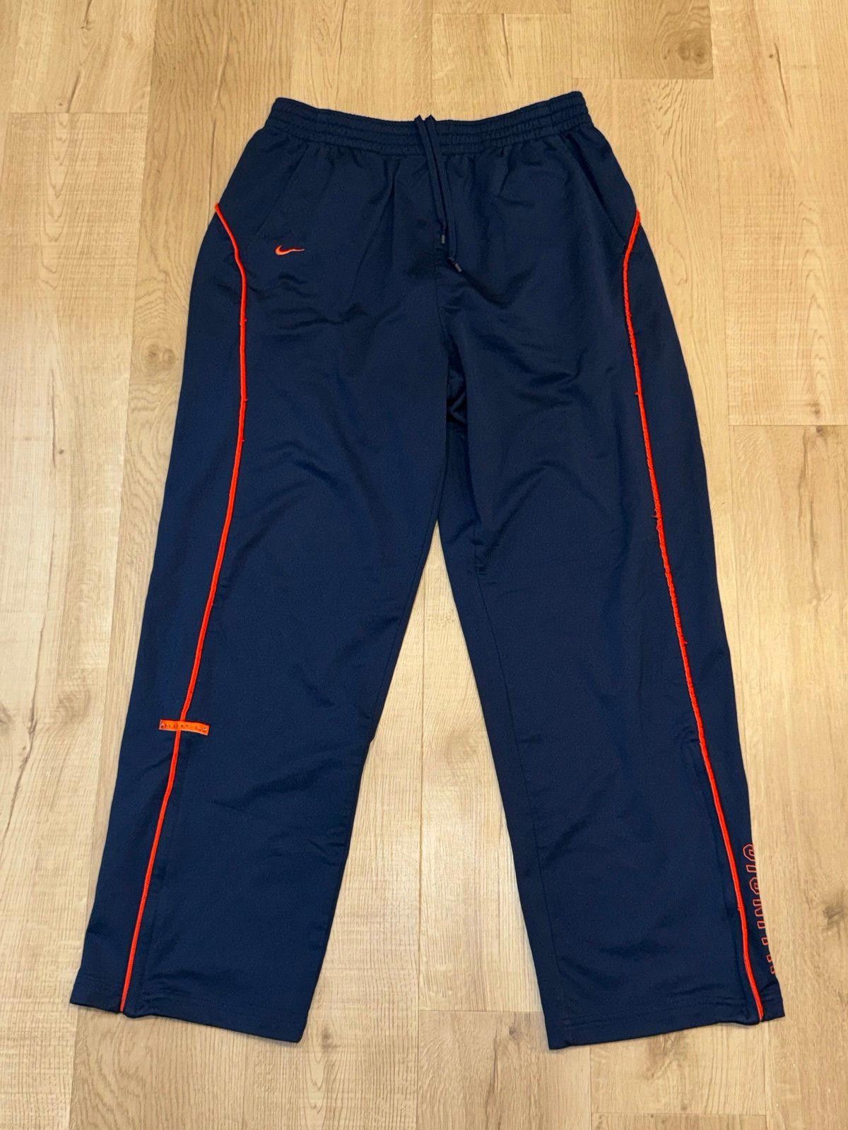 Nike Nike Team University Illinois Sweatpants Joggers Mens XL Size 40" / US 18 - 1 Thumbnail