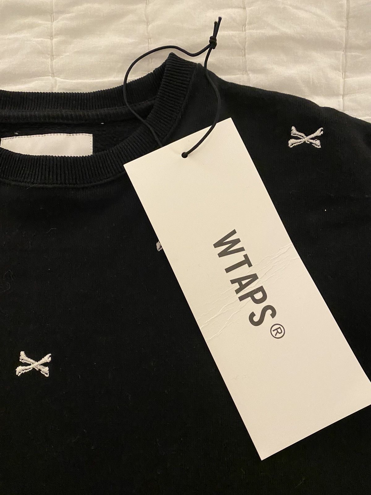 Wtaps WTAPS Acne Bones Crew Sweatshirt Black XL Size US XL / EU 56 / 4 - 13 Thumbnail