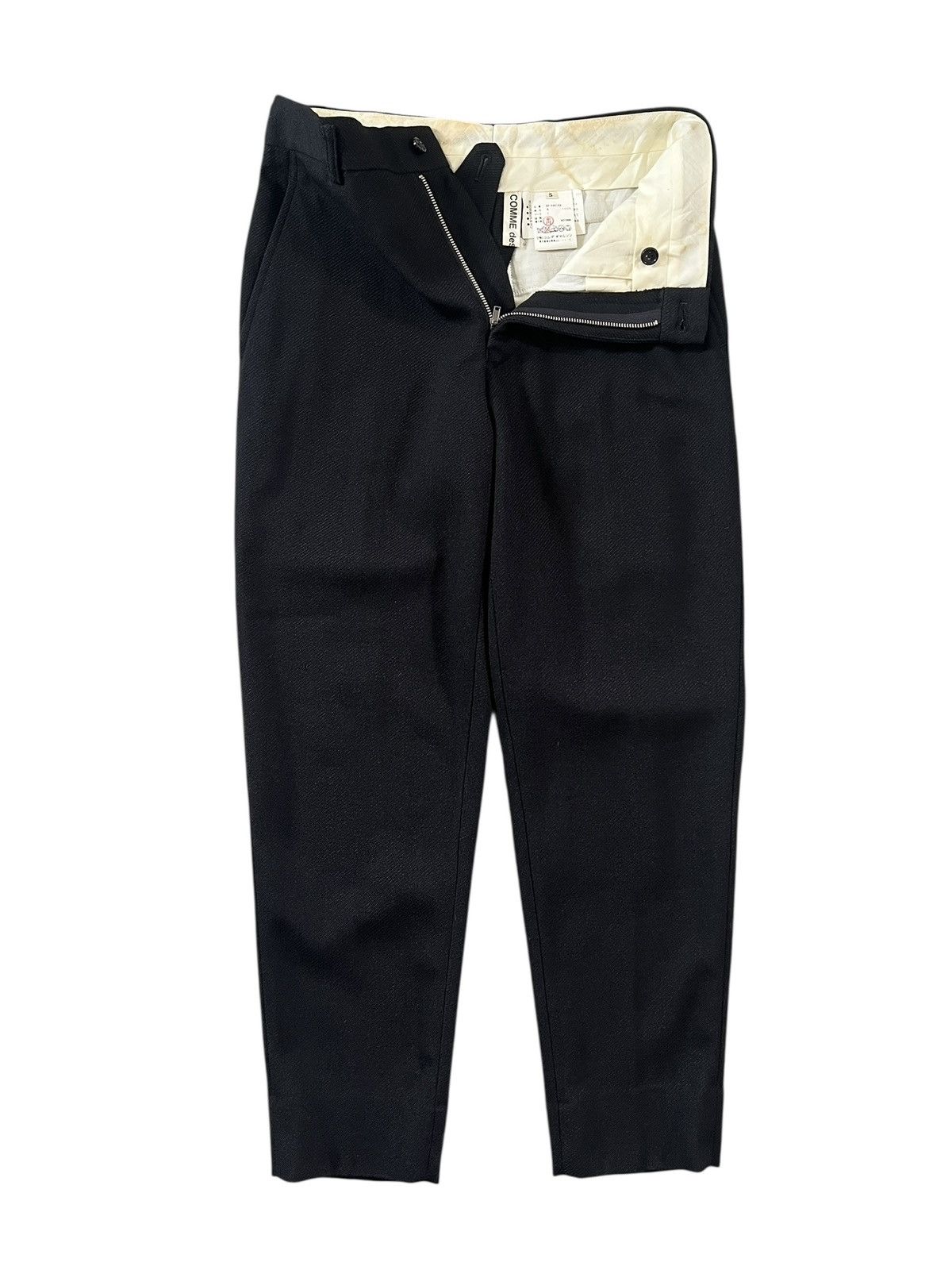 Comme des Garcons 1998 Comme des Garçons Slim Tapered Wool Pants Size US 29 - 3 Thumbnail