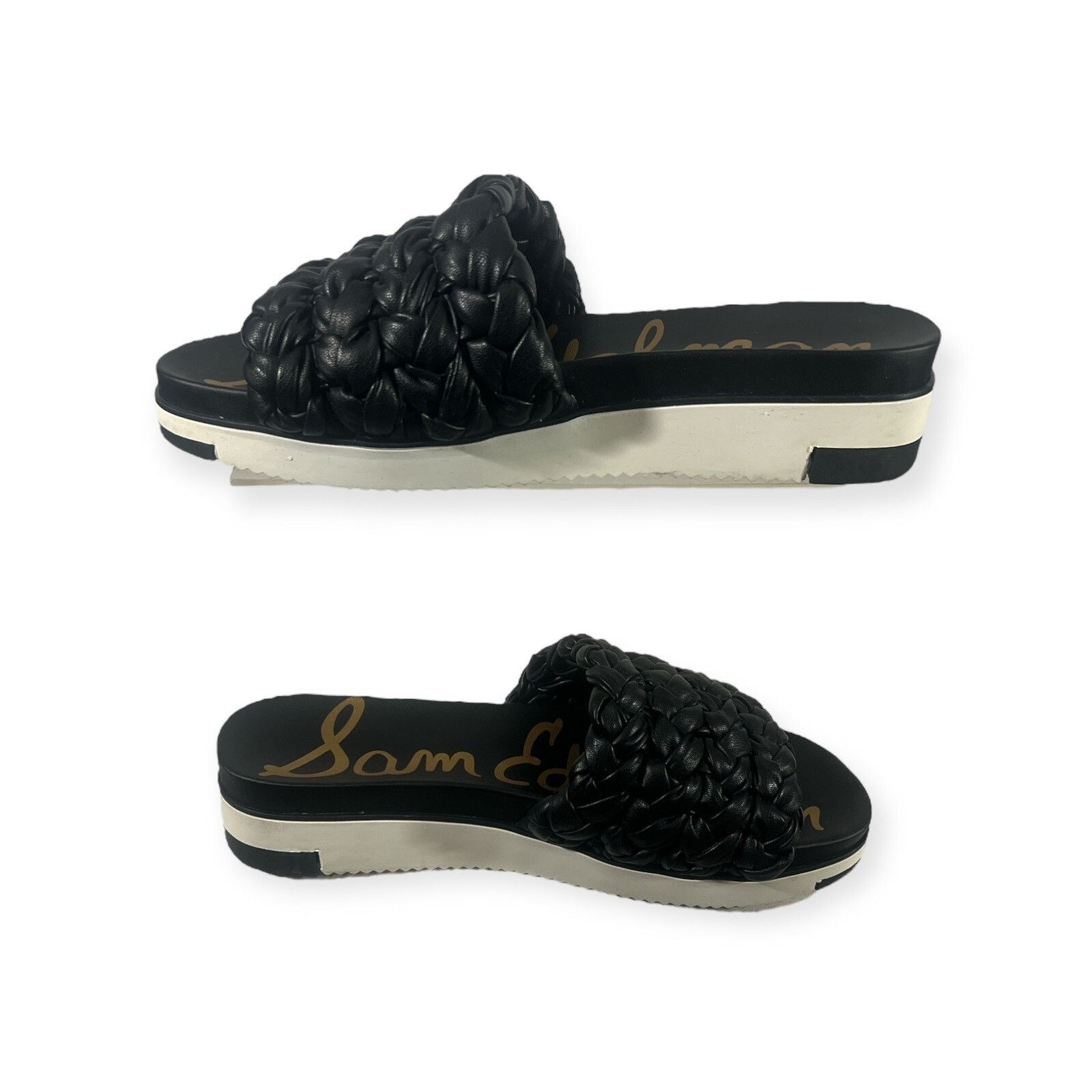 Sam Edelman Sam Edelman Slides Sandals Ainslie Womens Size 8.5 Black Size US 8.5 / IT 38.5 - 2 Thumbnail