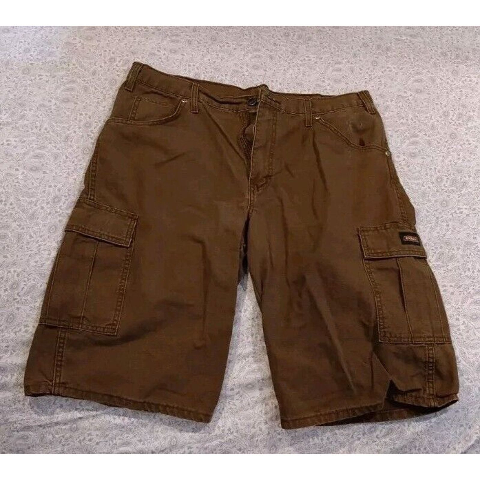 Dickies Dickies Shorts Mens 36 Relaxed Cargo, Brown,Canvas Pre-owned Size US 36 / EU 52 - 1 Thumbnail