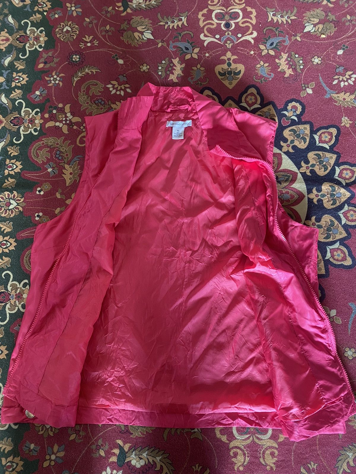 Liz Claiborne Vintage Liz Claiborne Vest Nylon Jacket Size US L / EU 52-54 / 3 - 7 Thumbnail