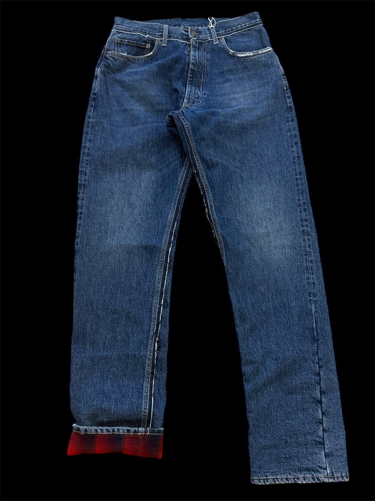 Maison Margiela Maison Margiela Pendleton distressed Selvedge Denim Size US 30 / EU 46 - 1 Thumbnail