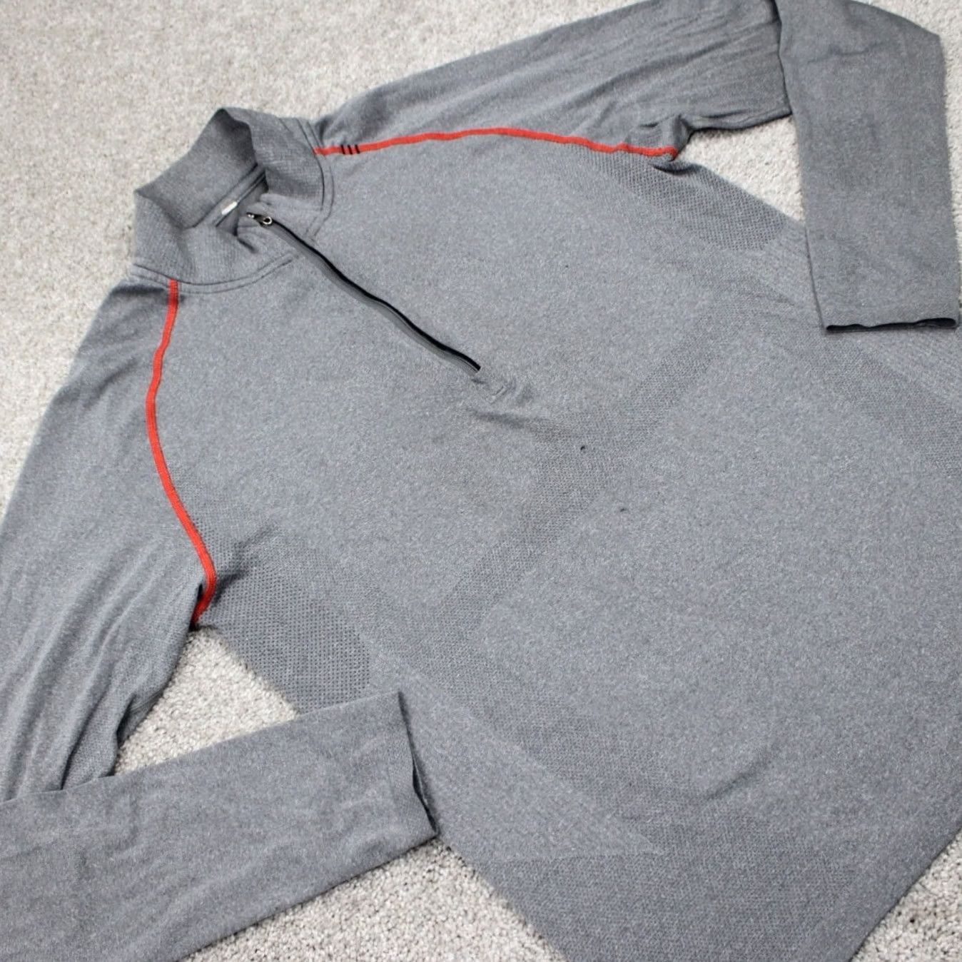 Lululemon Lululemon Metal Tech Sweatshirt Mens Large Gray 1/4 Zip Long Sleeve Pullover Size US L / EU 52-54 / 3 - 6 Thumbnail