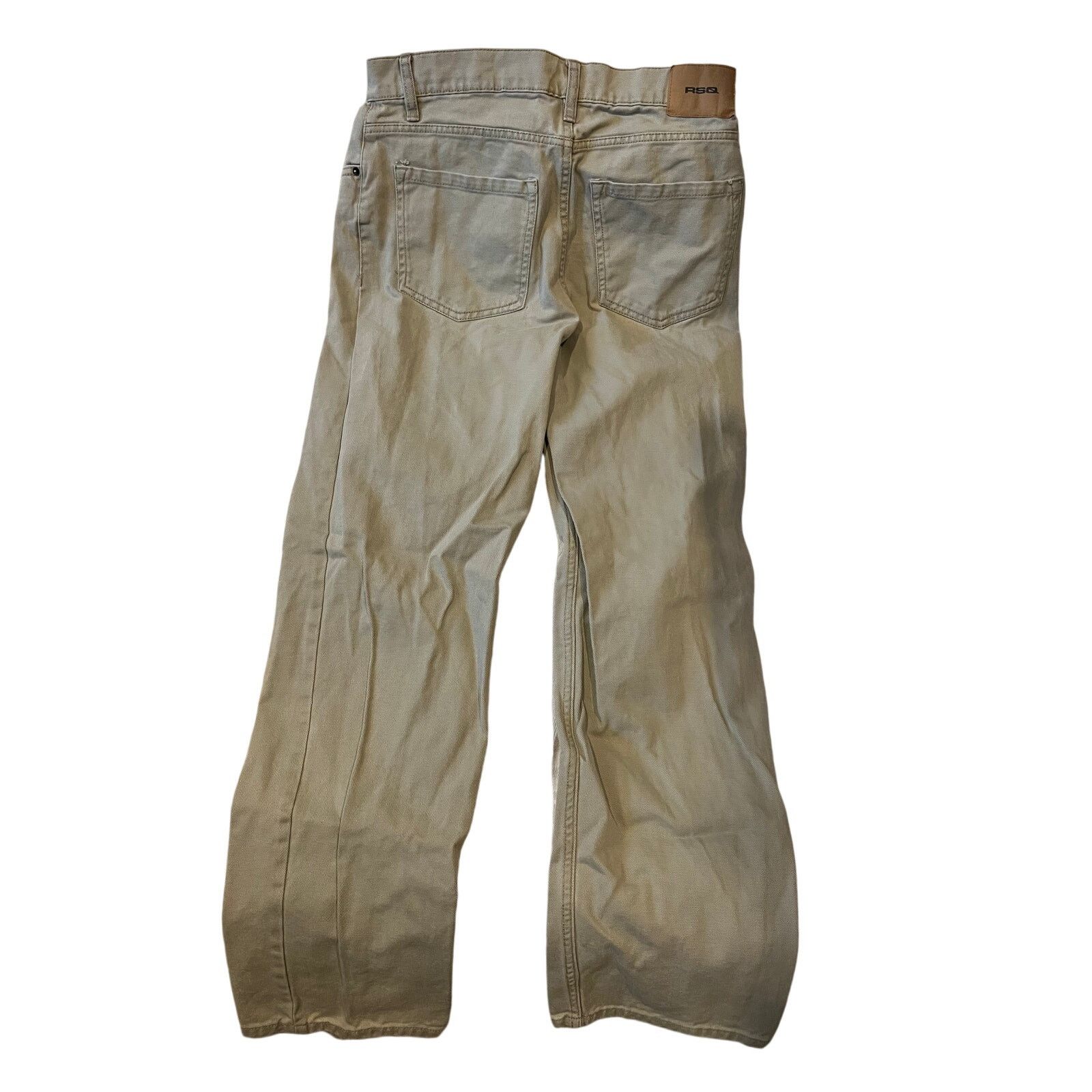 Rsq RSQ Straight Beige Gray Jeans Mens 30x32 Size US 30 / EU 46 - 2 Thumbnail
