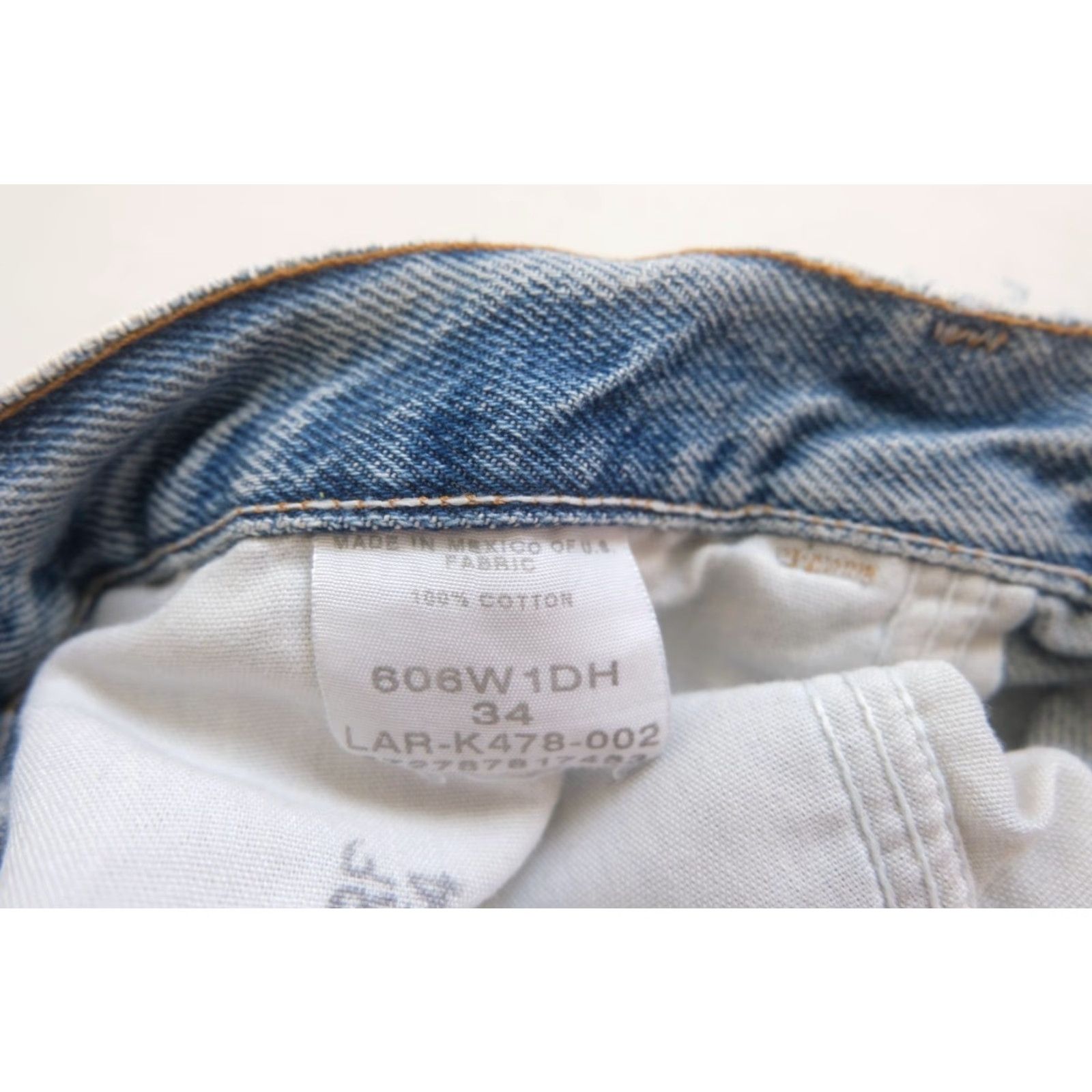 Wrangler VINTAGE Wrangler Jeans Shorts 90s Y2K Retro Work Distressed Blue 100% Cotton SZ 34 Regular Mens Size US 34 / EU 50 - 5 Thumbnail