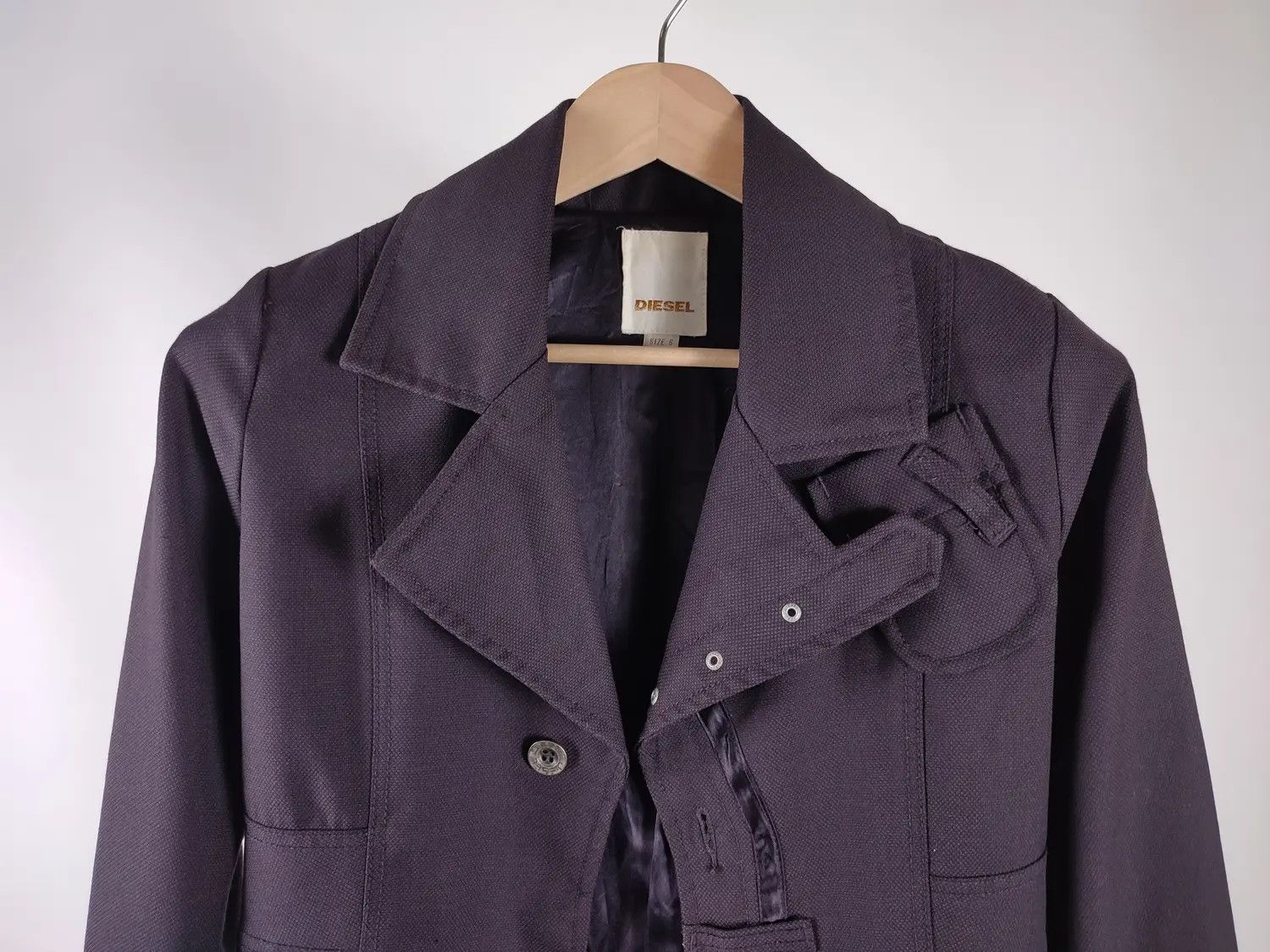Diesel Diesel Wool Blazer Jacket Size S / US 4 / IT 40 - 4 Thumbnail