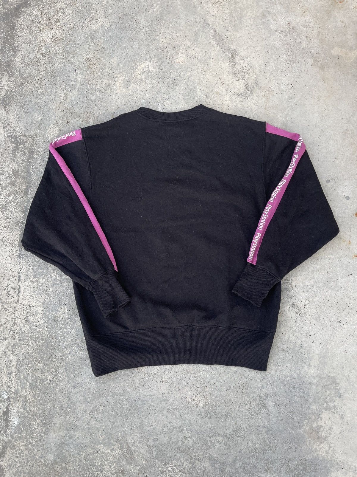 Playstation × Sony × Vintage SONY Playstation With Pink Stripes Sweatshirt Size US M / EU 48-50 / 2 - 3 Thumbnail