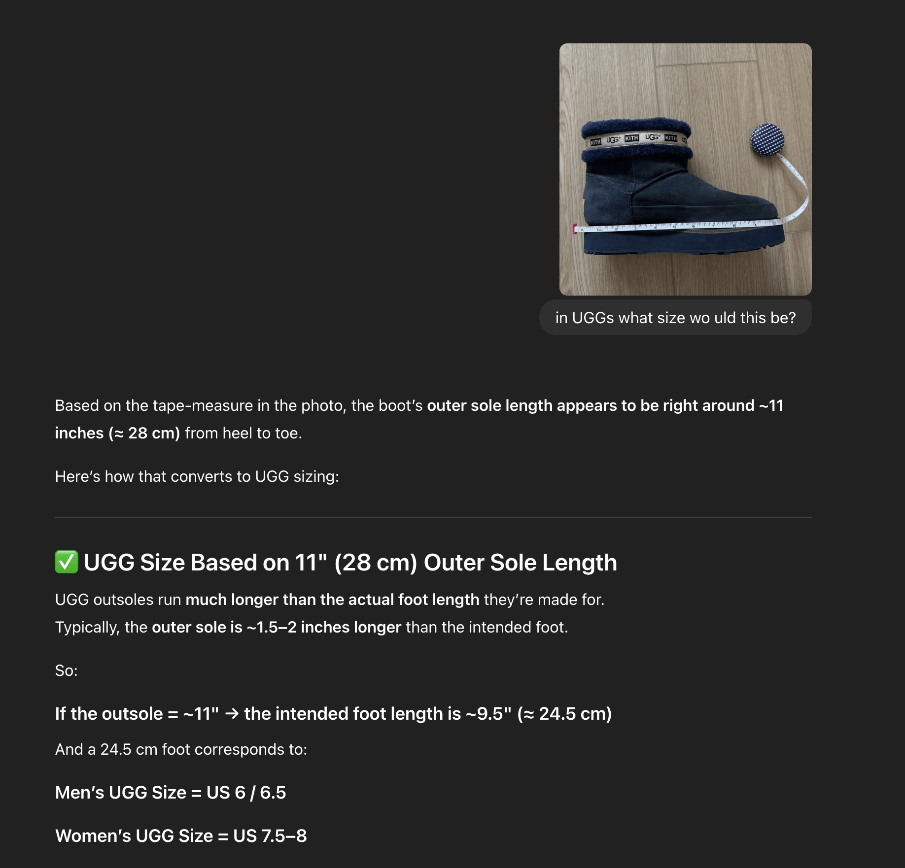 Kith Kith UGG Boots Navy Vibram Sole Rare Size US 6.5 / EU 39-40 - 7 Thumbnail