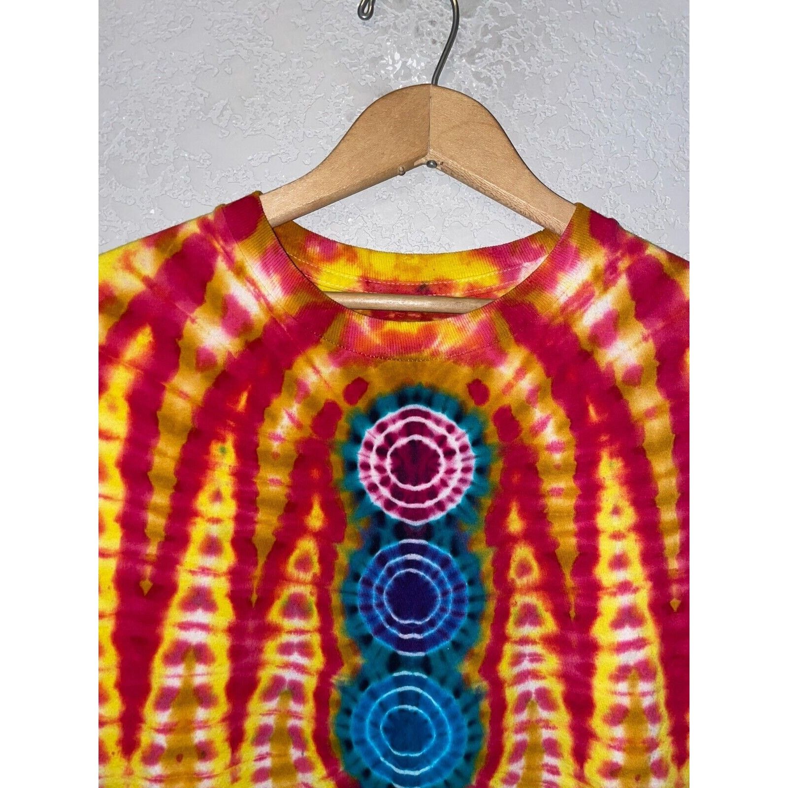 Other Y2K Tye Dye Circles Circle Multicolor Shirt Tee Short Sleeve Size US M / EU 48-50 / 2 - 2 Thumbnail