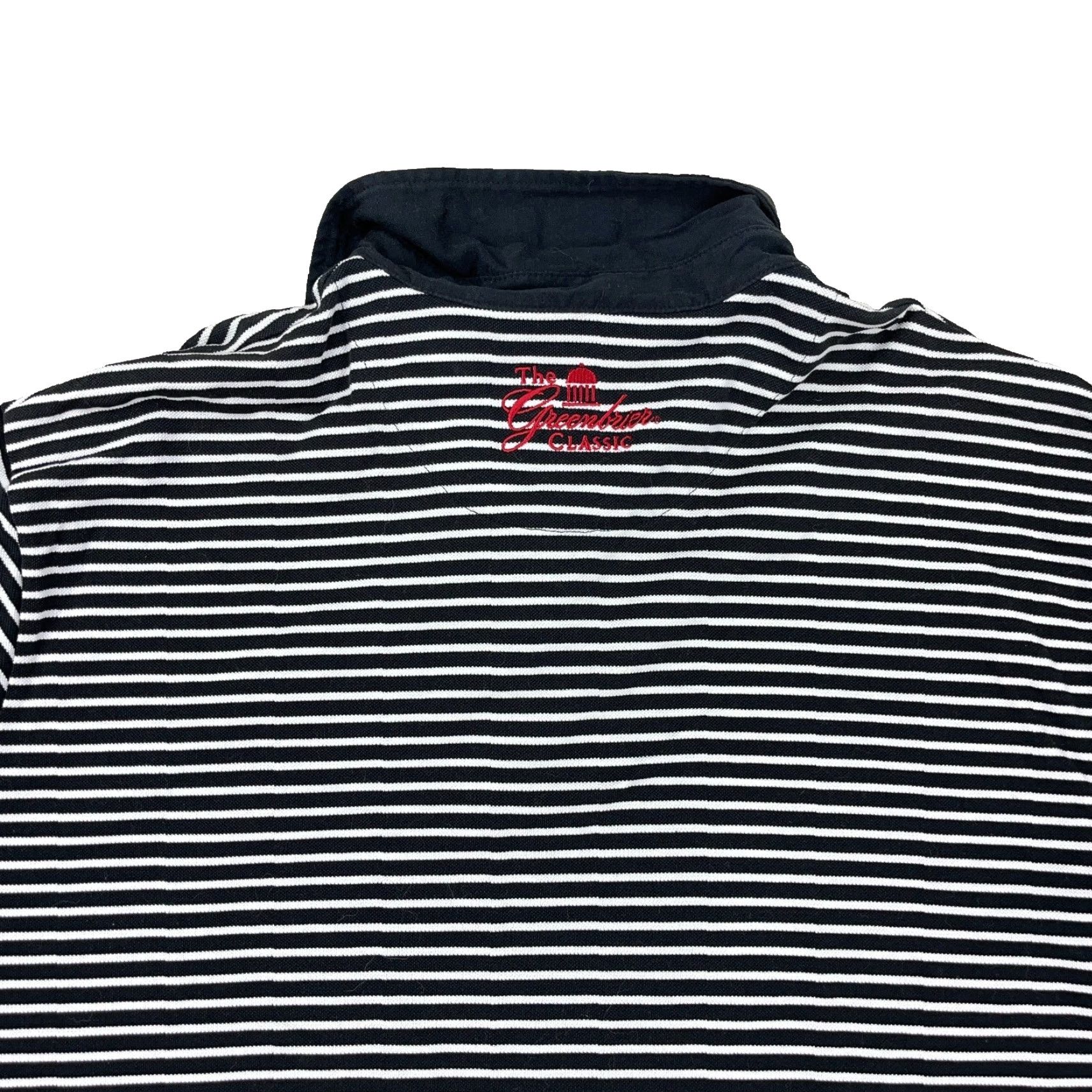 Ralph Lauren Polo Golf Shirt Men XL Black Striped Embroidered Logo Short Sleeve Classic Sports Wide Fit Regular Mens Size US XL / EU 56 / 4 - 3 Thumbnail