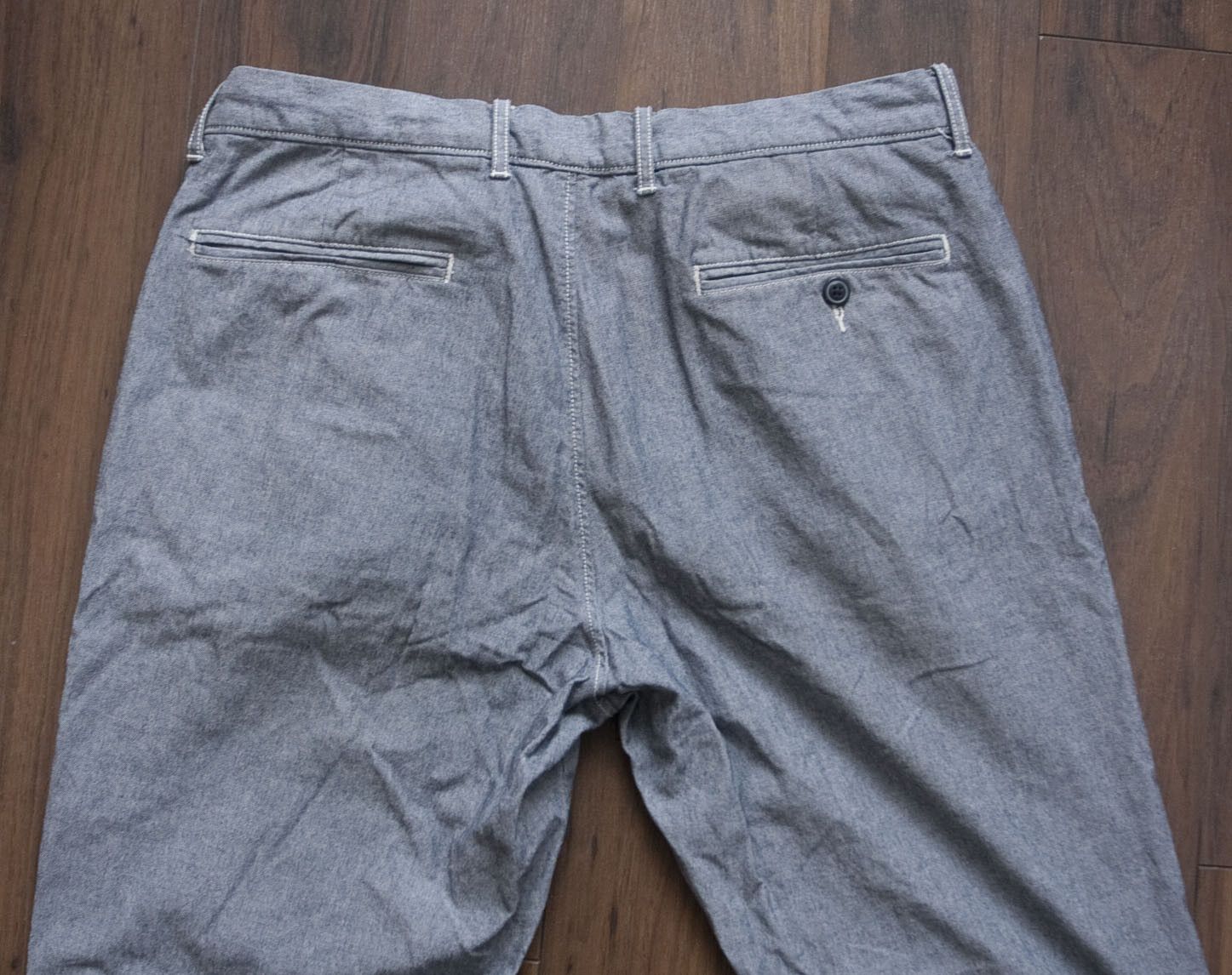 J.Crew J. Crew Pants 770 Straight Size 32x30.5 Stretch Gray/ Blue Size US 32 / EU 48 - 3 Thumbnail