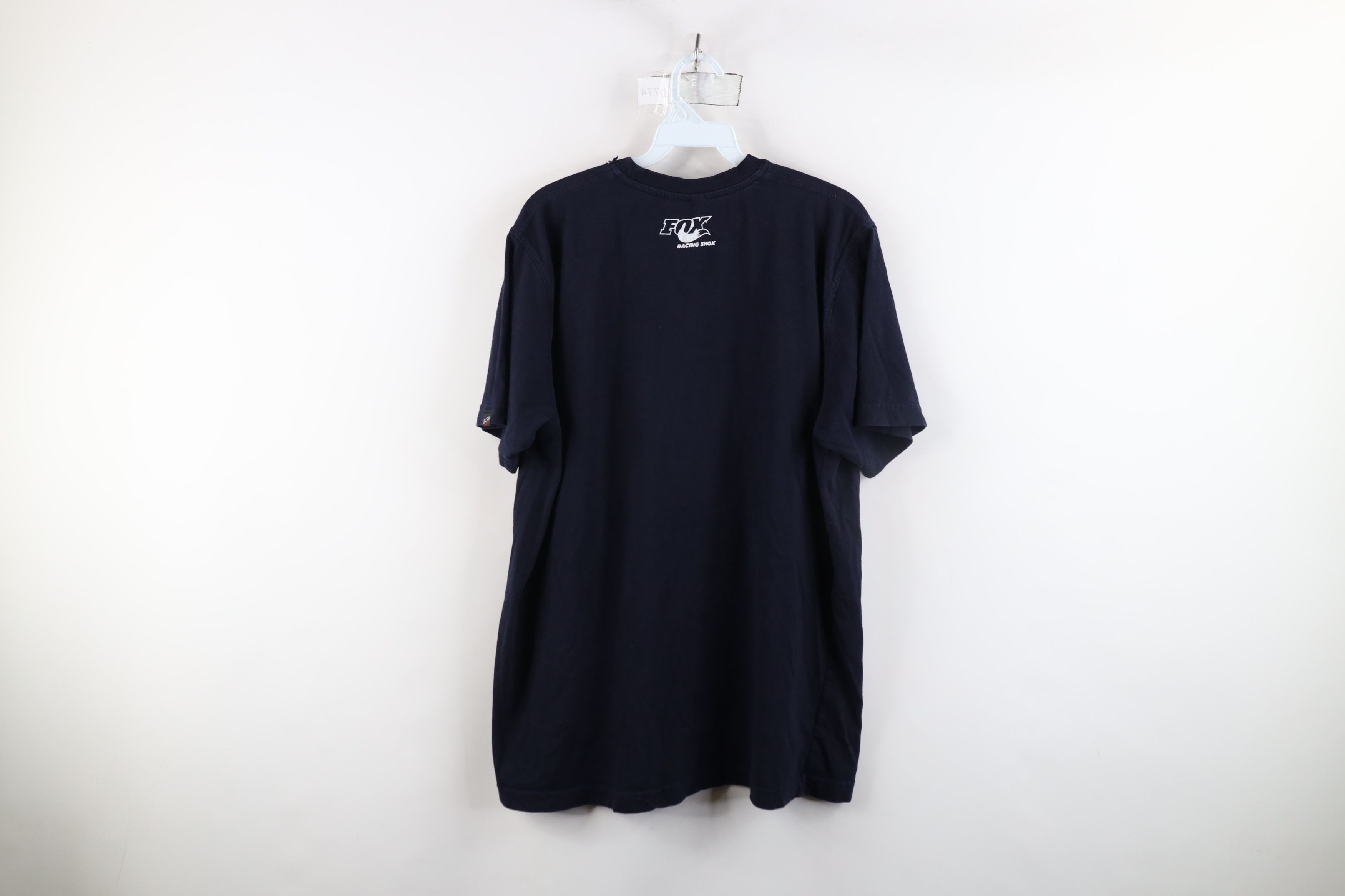 Fox Racing × Vintage Vintage 90s Fox Racing Spell Big Logo Short Sleeve T-Shirt Size US XL / EU 56 / 4 - 13 Thumbnail