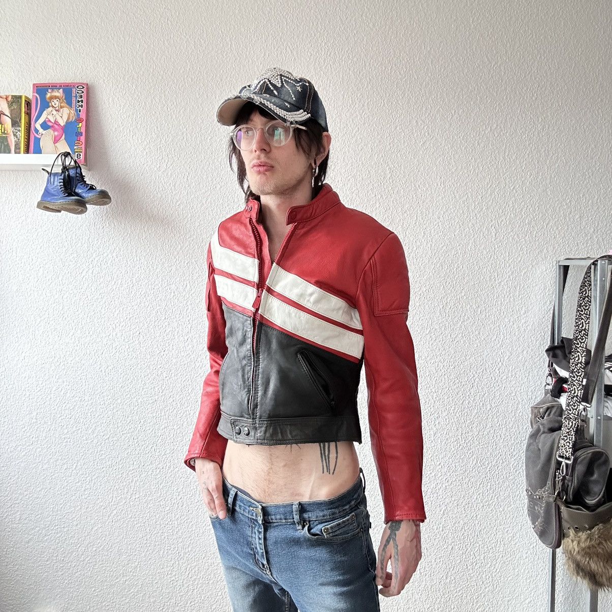 Vintage Vintage IXS Leather Motorcycle Jacket - Rare Model Size M / US 6-8 / IT 42-44 - 11 Thumbnail