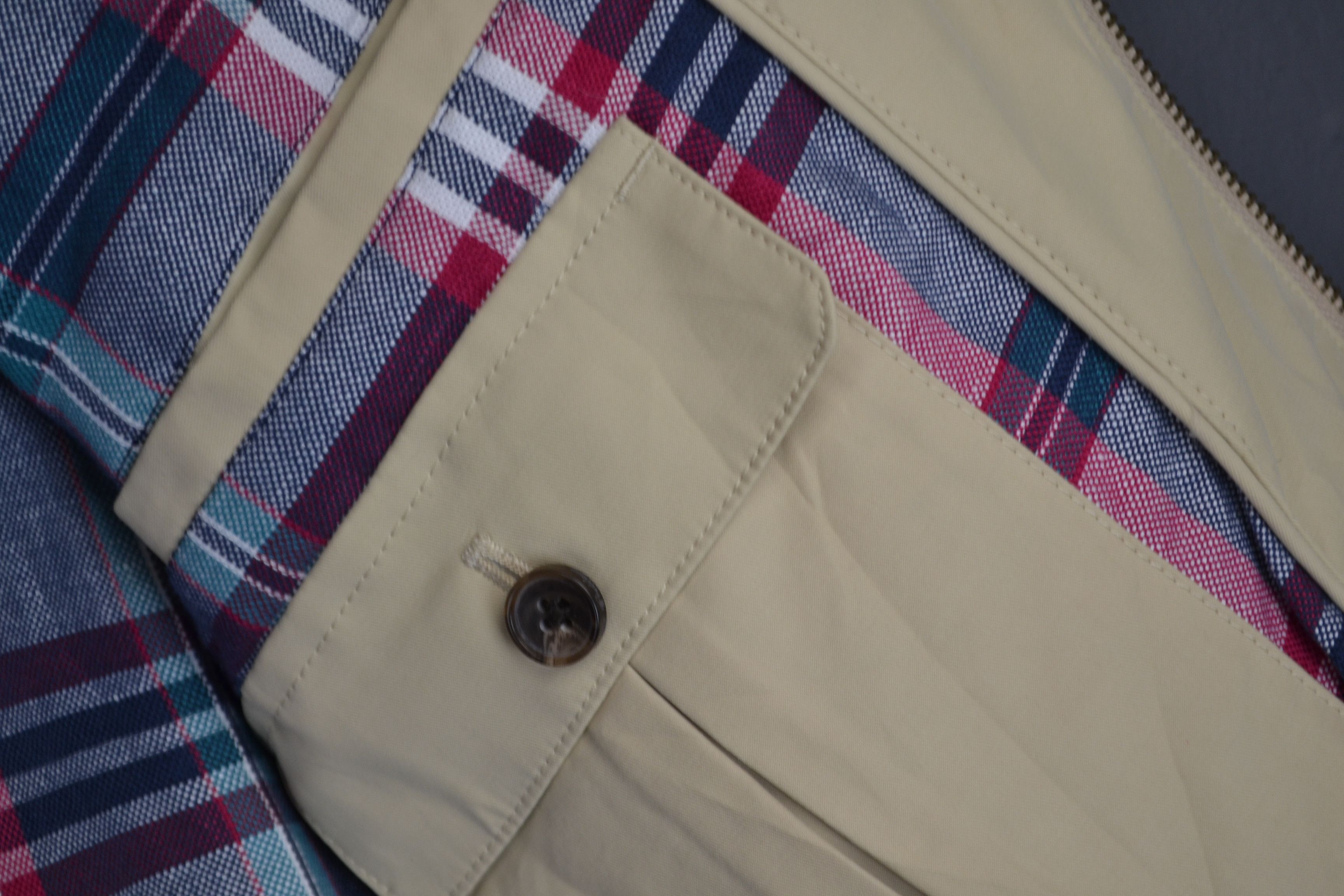 Brooks Brothers Brooks Brothers Beige XL Cotton Nylon Bomber Jacket Size US XL / EU 56 / 4 - 9 Thumbnail