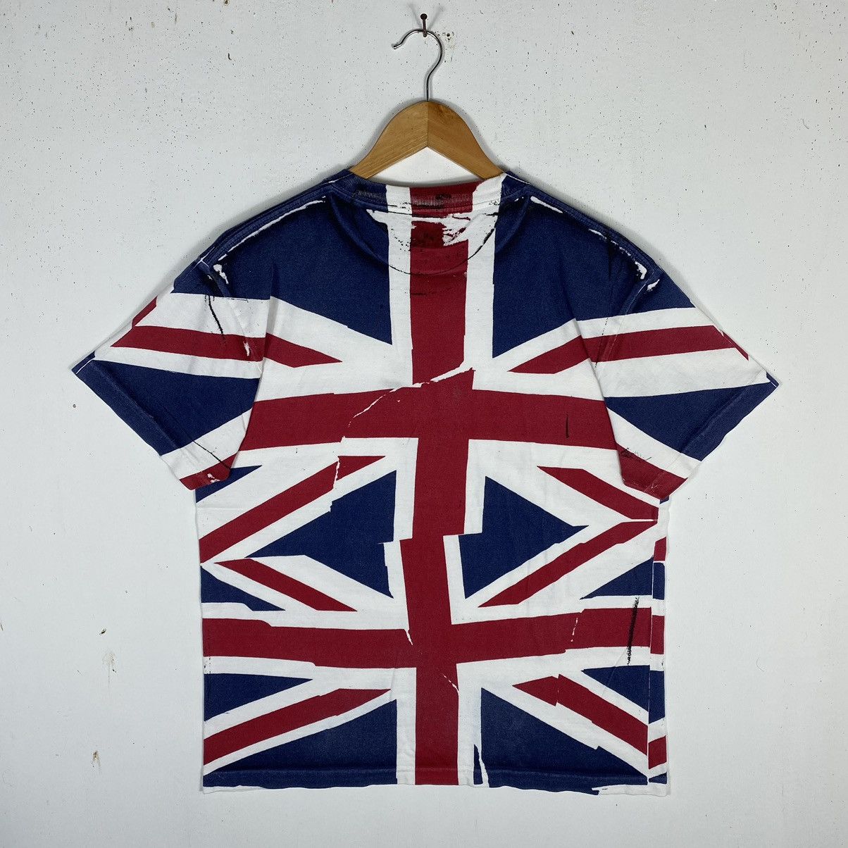 If Six Was Nine × Japanese Brand × Vintage VINTAGE RNA JAPAN GREAT BRITAIN FLAG PUNK STYLE TEE Size US M / EU 48-50 / 2 - 5 Thumbnail