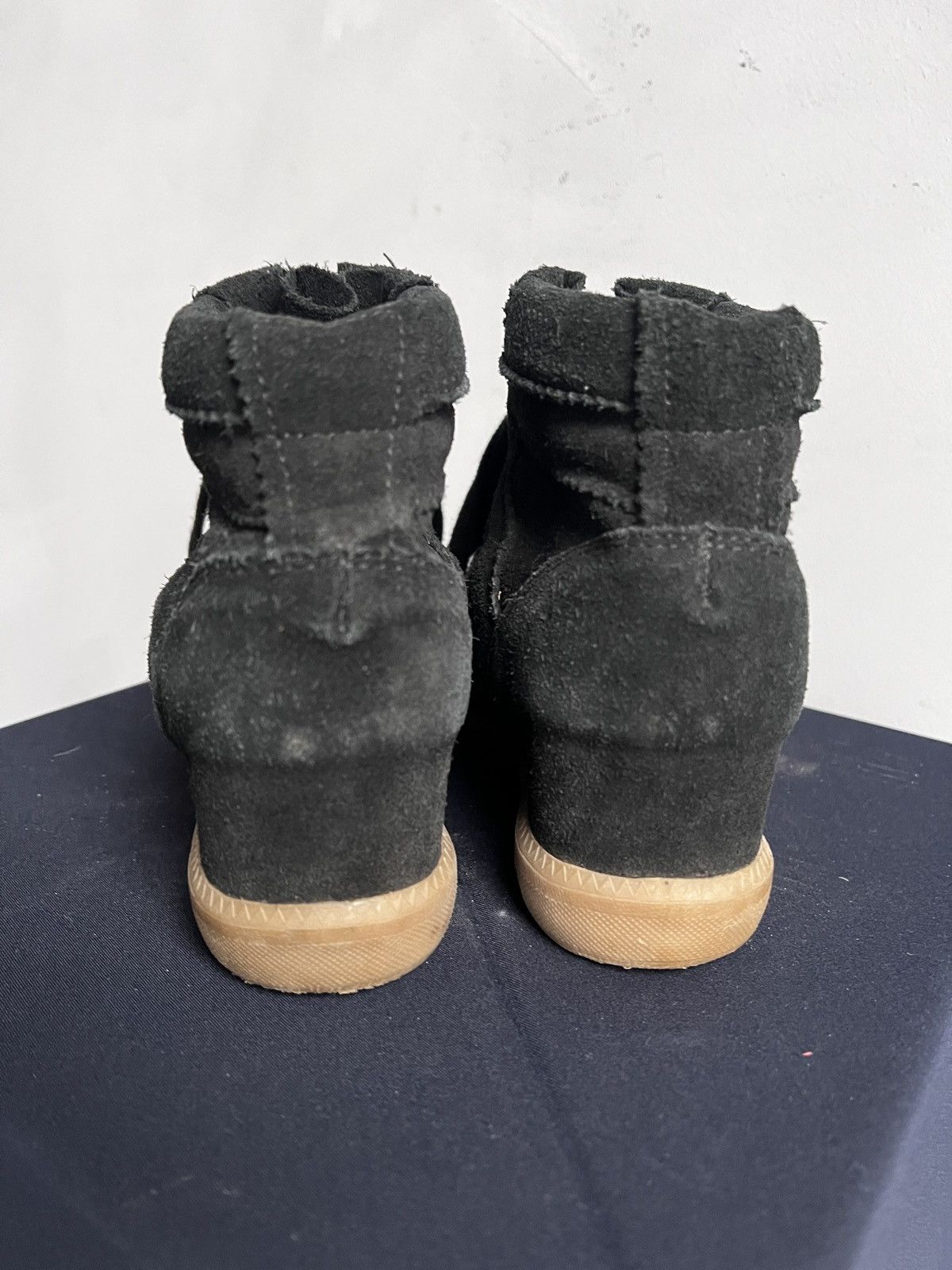 If Six Was Nine Isabel Marant style Baskets black suede femme shoes man 40 Size US 10 / IT 40 - 7 Thumbnail