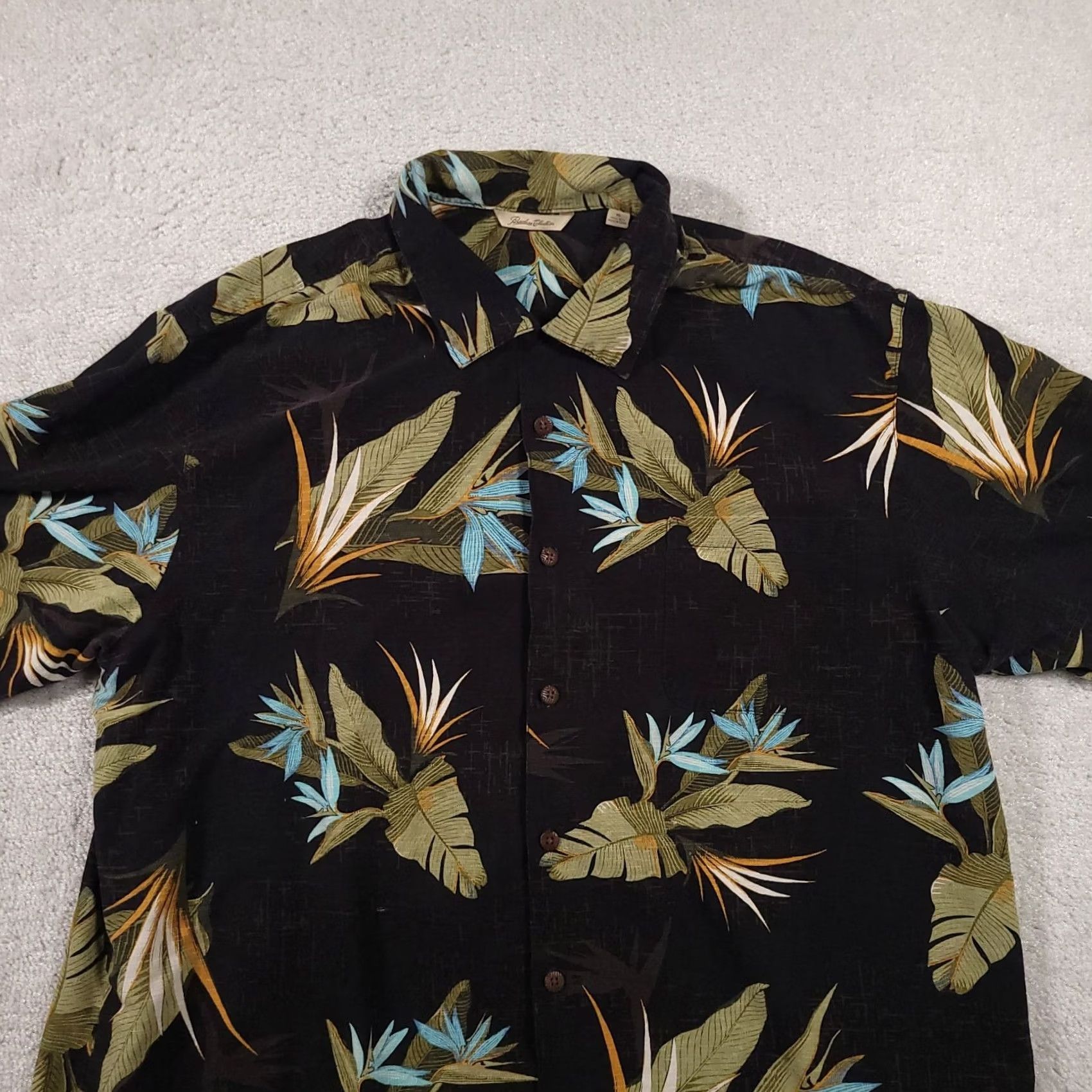Vintage Paradise Collection Silk Hawaiian Camp Shirt Button Up Mens XL Resort Grunge Size US XL / EU 56 / 4 - 3 Thumbnail