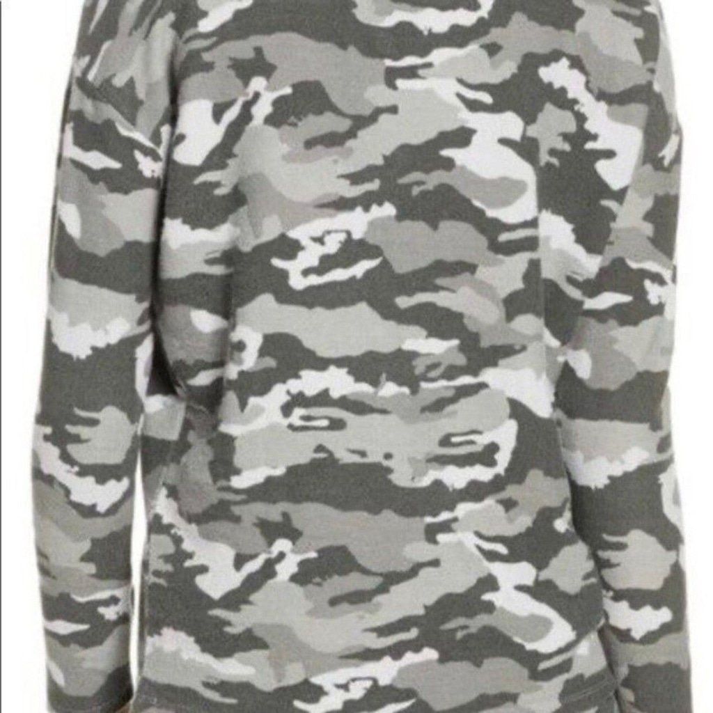 Chaser Brand Chaser Gray Blue Camouflage Camo Top Sweatshirt Medium Size M / US 6-8 / IT 42-44 - 3 Thumbnail