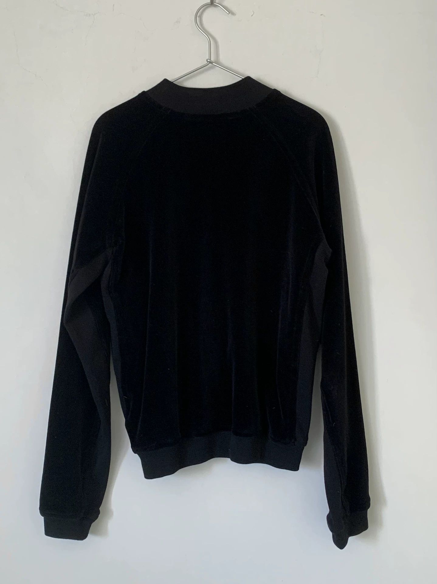 Haider Ackermann Haider Ackermann Black Velvet Sweatshirt Size US M / EU 48-50 / 2 - 4 Thumbnail