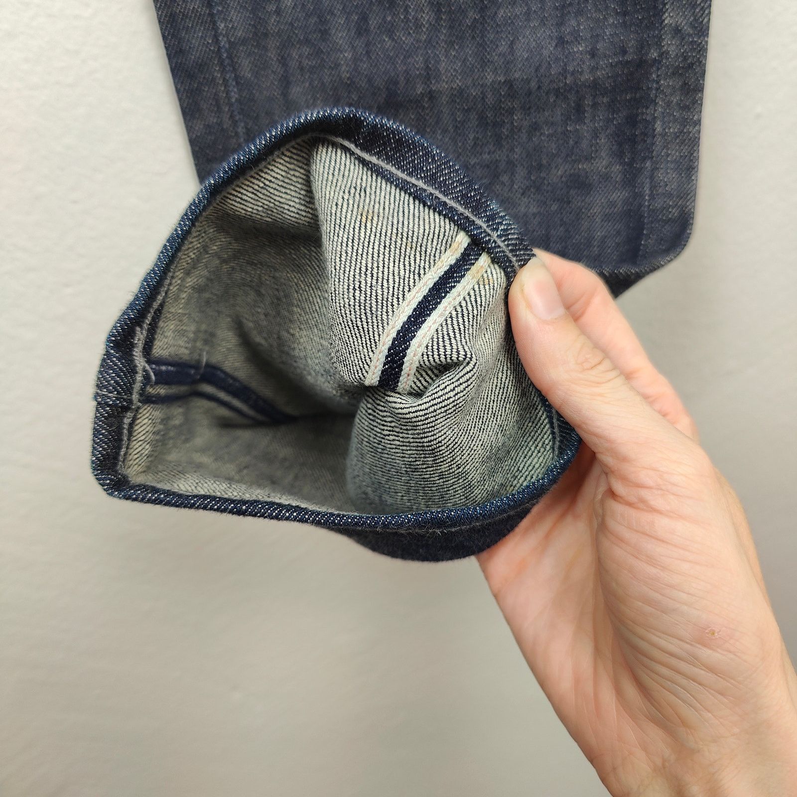 3x1 3x1 Selvedge Jeans Mens 32 Dark Wash Straight Leg Size US 32 / EU 48 - 4 Thumbnail