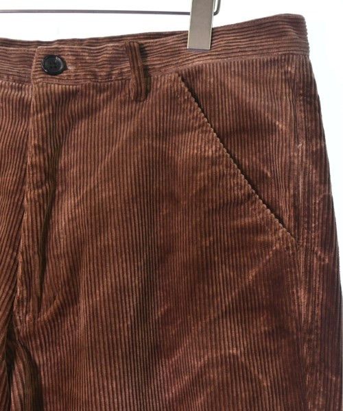 Comme des Garcons SHIRT Casual Pants Plain Slacks Cotton Brown Size US 35 - 5 Thumbnail