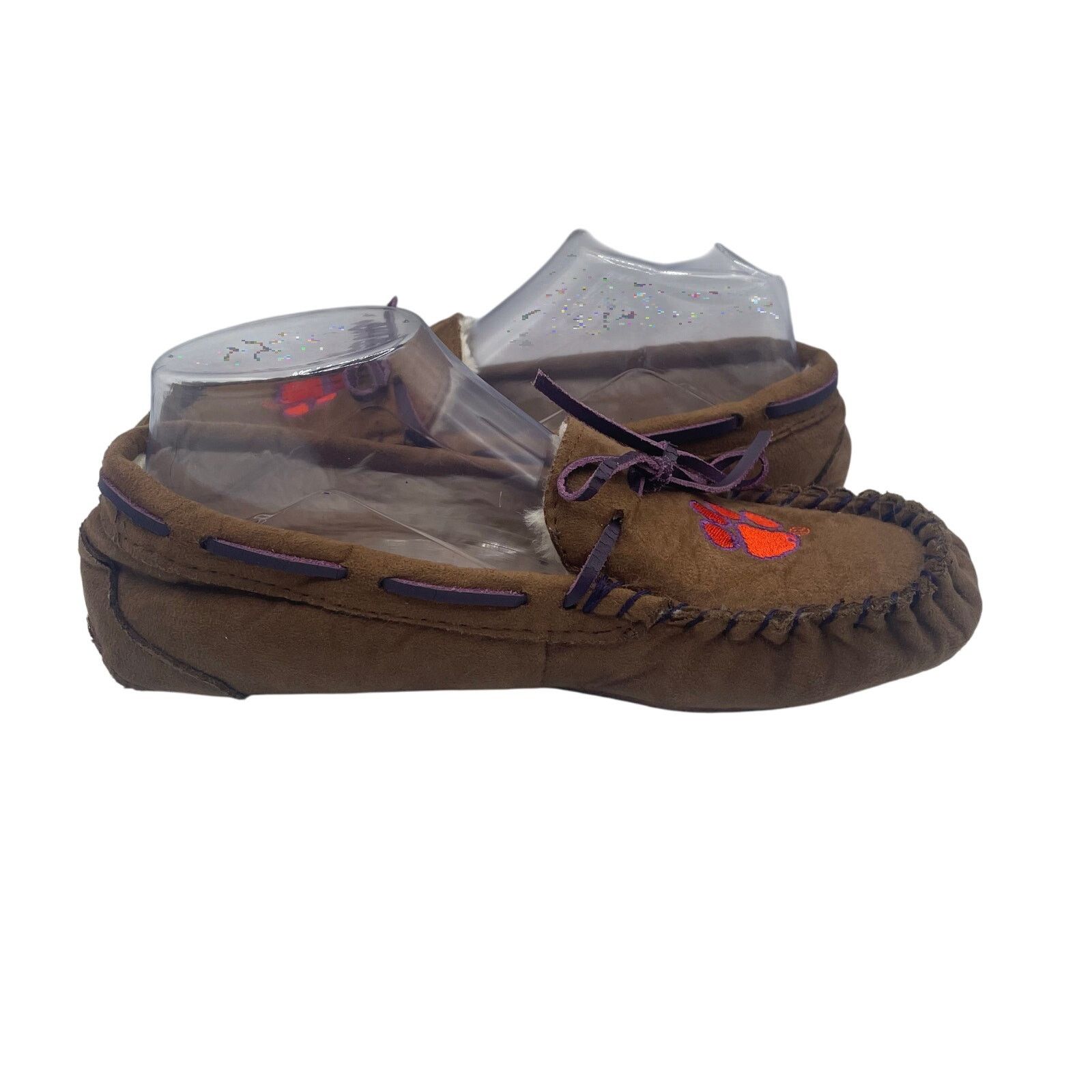 Other Clemson Tigers Campus Cruzers Slippers Brown Faux Fur 7 Size US 7 / IT 37 - 4 Thumbnail