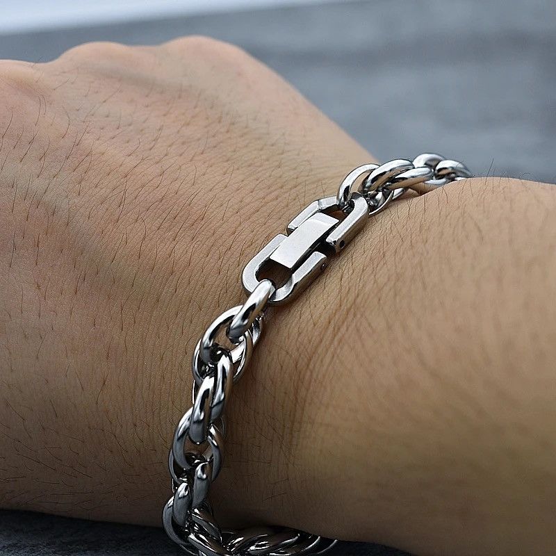 Jewelry Hip Hop Punk Boy Bracelet Size ONE SIZE - 3 Thumbnail