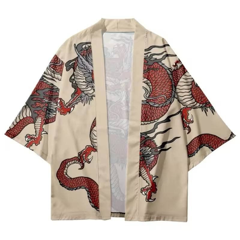 Japanese Brand × Vintage Traditional Japanese kimono with dragon pattern Size US XL / EU 56 / 4 - 2 Thumbnail