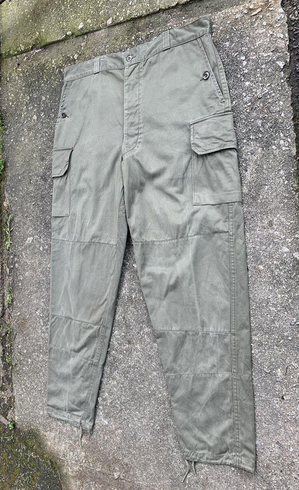 Vintage Rare.. Vintage Distressed French Army Cargo Pants Size US 38 / EU 54 - 4 Thumbnail