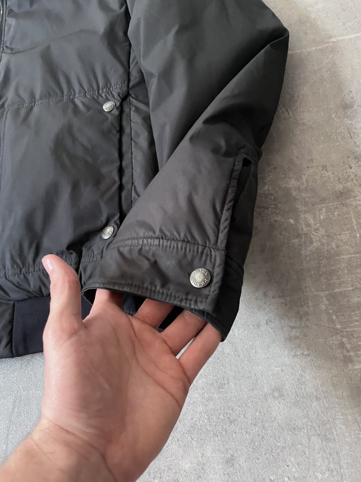 Prada Prada F/W 2007 Bomber jacket black nylon Size US L / EU 52-54 / 3 - 5 Thumbnail