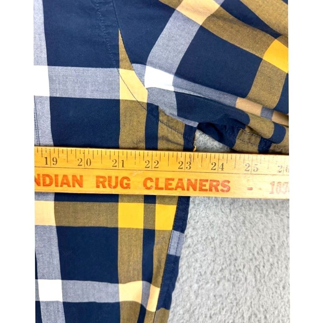 J.Crew J.CREW Shirt Mens Large Yellow Plaid Tartan Button-Up Long Sleeve Button-Down Collar Casual Size US L / EU 52-54 / 3 - 6 Thumbnail